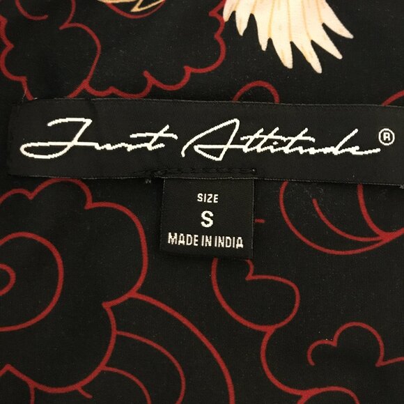 Just Attitude Adult Unisex Small All Over Print Short Sleeve Button Up Shirt - Picture 5 of 7